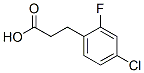 3-(2-氟-4-氯苯基)-丙酸結構式_174603-48-6結構式