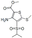 3-氨基-4-(異丙基磺?；?-5-(甲基硫代)噻吩-2-羧酸甲酯結(jié)構(gòu)式_175202-07-0結(jié)構(gòu)式