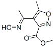 4-(1-羥基亞氨基乙基)-5-甲基異噁唑-3-羧酸甲酯結(jié)構(gòu)式_175277-20-0結(jié)構(gòu)式