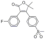 3-(3-氟苯基)-5,5-二甲基-4-[4-(甲基磺?；?苯基]-2(5h)-呋喃酮結構式_178402-36-3結構式