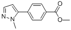 Methyl 4-(1-methyl-1H-pyrazol-5-yl)benzoate Structure,179057-12-6Structure