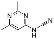 (9ci)-(2,6-二甲基-4-嘧啶)-氨腈結(jié)構(gòu)式_1791-91-9結(jié)構(gòu)式