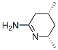 順式-(9ci)-3,4,5,6-四氫-4,6-二甲基-2-吡啶胺結構式_179684-31-2結構式