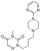 4-Methyl-2-(4-(4-(pyrimidin-2-yl)piperazin-1-yl)butyl)-1,2,4-triazine-3,5(2h,4h)-dione Structure,179756-58-2Structure