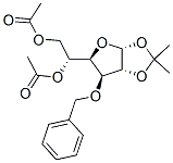 1,2-O-(1-甲基乙亞基)-3-O-(苯基甲基)-alpha-D-谷氨酰呋喃糖二乙酸酯結構式_18006-25-2結構式