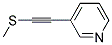 (8ci,9ci)-3-[(甲基硫代)乙炔]-吡啶結構式_18212-56-1結構式