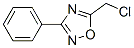 5-(Chloromethyl)-3-phenyl-1,2,4-oxadiazoleStructure,1822-94-2Structure 5-(Chloromethyl)-3-phenyl-1,2,4-oxadiazole Structure,1822-94-2Structure