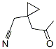 1-(2-氧代丙基)環(huán)丙烷乙腈結構式_185516-82-9結構式