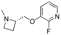 (9CI)-2-氟-3-[[(2S)-1-甲基-2-氮雜啶]甲氧基]-吡啶結構式_186589-00-4結構式