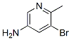 5-Amino-3-Bromo-2-Picoline Structure,186593-43-1Structure
