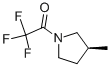 (S)-(9CI)-3-甲基-1-(三氟乙酰基)-吡咯烷結(jié)構(gòu)式_187670-59-3結(jié)構(gòu)式