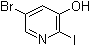 5-Bromo-2-iodopyridin-3-ol Structure,188057-49-0Structure