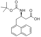 (R)-3-(tert-butoxycarbonylamino)-4-(naphthalen-1-yl)butanoic acidStructure,190190-49-9Structure (R)-3-(tert-butoxycarbonylamino)-4-(naphthalen-1-yl)butanoic acid Structure,190190-49-9Structure