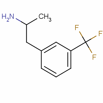 (S)-1-(3-三氟甲基苯基)-2-氨基丙烷結構式_19036-73-8結構式