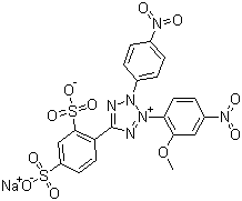 2-(2-Methoxy-4-nitrophenyl)-3-(4-nitrophenyl)-5-(2,4-disulfophenyl)-2H-tetrazolium sodium saltStructure,193149-74-5Structure 2-(2-Methoxy-4-nitrophenyl)-3-(4-nitrophenyl)-5-(2,4-disulfophenyl)-2H-tetrazolium sodium salt Structure,193149-74-5Structure