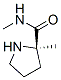 (r)-(9ci)-n,2-二甲基-2-吡咯烷羧酰胺結(jié)構(gòu)式_194802-75-0結(jié)構(gòu)式