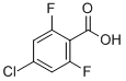 4-Chloro-2,6-difluorobenzoic acid Structure,196194-58-8Structure