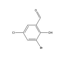 3-Bromo-5-chlorosalicylaldehyde Structure,19652-32-5Structure