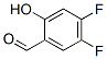 4,5-Difluoro-2-hydroxybenzaldehyde Structure,199287-52-0Structure