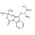 N-in-Boc-D-tryptophan Structure,201290-11-1Structure