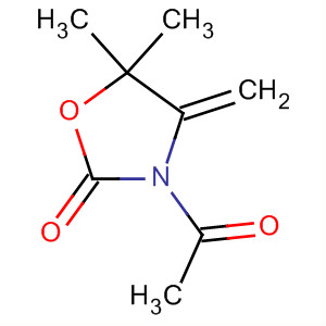 2-Oxazolidinone, 3-acetyl-5,5-dimethyl-4-methylene-(9ci)Structure,202920-26-1Structure 2-Oxazolidinone, 3-acetyl-5,5-dimethyl-4-methylene-(9ci) Structure,202920-26-1Structure