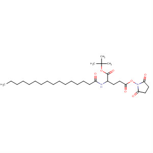 Nepsilon-palmitoyl-l-glutamic acid gamma-succinimidyl-alpha-tert-butyl esterStructure,204521-63-1Structure Nepsilon-palmitoyl-l-glutamic acid gamma-succinimidyl-alpha-tert-butyl ester Structure,204521-63-1Structure