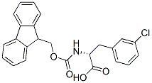 Fmoc-3-chloro-D-phenylalanineStructure,205526-23-4Structure Fmoc-3-chloro-D-phenylalanine Structure,205526-23-4Structure