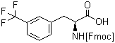 FMOC-L-3-TrifluoromethylpheStructure,205526-27-8Structure FMOC-L-3-Trifluoromethylphe Structure,205526-27-8Structure
