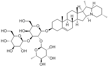 α-茄啶(馬鈴薯新芽)結(jié)構(gòu)式_20562-02-1結(jié)構(gòu)式
