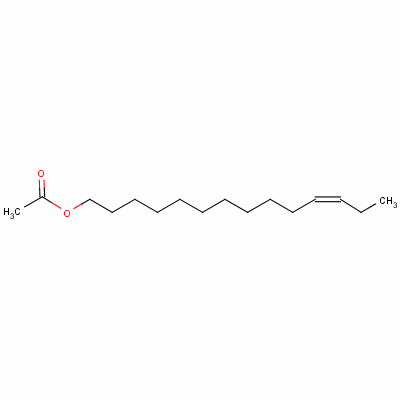 (Z)-11-十四烯-1-乙酸酯結(jié)構(gòu)式_20711-10-8結(jié)構(gòu)式