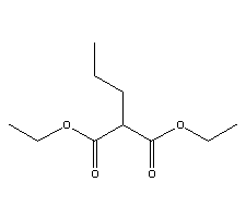 丙基丙二酸二乙酯結(jié)構(gòu)式_2163-48-6結(jié)構(gòu)式