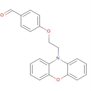 4-[2-(苯噁嗪-10-基)乙氧基]苯甲醛結(jié)構(gòu)式_216691-13-3結(jié)構(gòu)式