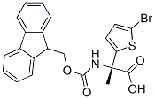 (S)-N-Fmoc-2-(5-溴噻吩基)-丙氨酸結構式_220497-50-7結構式