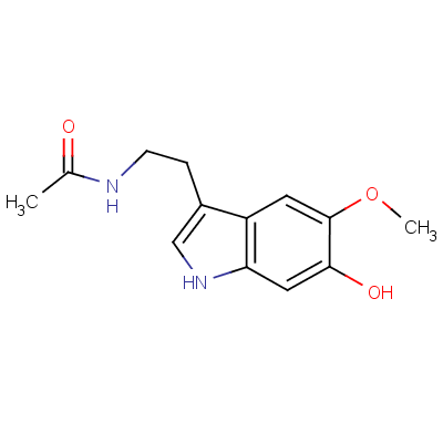 6-Hydroxy melatonin Structure,2208-41-5Structure