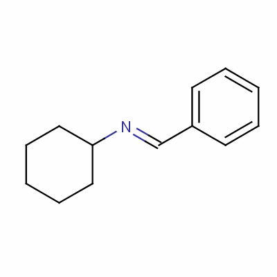 n-(苯基亞甲基)-環(huán)己胺結(jié)構(gòu)式_2211-66-7結(jié)構(gòu)式