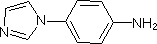 4-(咪唑-1-基)苯胺結(jié)構(gòu)式_2221-00-3結(jié)構(gòu)式