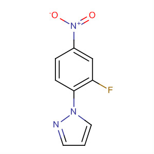 3-氟-1-硝基-4-(1H-吡唑-1-基)苯結構式_226220-35-5結構式