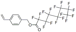 全氟辛酸-4-乙烯基芐酯結構式_230295-06-4結構式