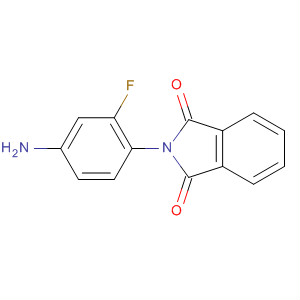 2-(2-氟-4-硝基-苯基)-異吲哚-1,3-二酮結構式_23182-55-0結構式