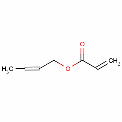巴豆基丙烯酸酯結(jié)構(gòu)式_23916-33-8結(jié)構(gòu)式
