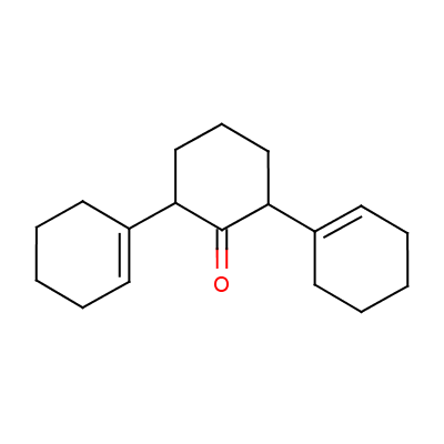 2,6-二-1-環(huán)己烯-1-基-環(huán)己酮結(jié)構(gòu)式_24344-21-6結(jié)構(gòu)式