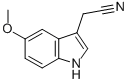 5-Methoxyindole-3-acetonitrile Structure,2436-17-1Structure