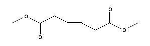 反式-3-己二烯二甲酯結(jié)構(gòu)式_25126-93-6結(jié)構(gòu)式