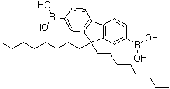 9,9-Dioctylfluorene-2,7-diboronic acid Structure,258865-48-4Structure
