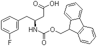 Fmoc-(s)-3-amino-4-(3-fluorophenyl)butanoic acid Structure,270596-52-6Structure