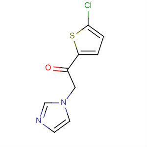 1-(5-氯-噻吩-2-基)-2-咪唑-1-基-乙酮結(jié)構(gòu)式_27088-04-6結(jié)構(gòu)式