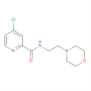 4-氯-n-(2-嗎啉乙基)吡啶甲酰胺結(jié)構(gòu)式_284462-51-7結(jié)構(gòu)式