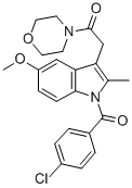 2-(1-(4-Chlorobenzoyl)-5-methoxy-2-methyl-1h-indol-3-yl)-1-morpholinoethanoneStructure,2854-32-2Structure 2-(1-(4-Chlorobenzoyl)-5-methoxy-2-methyl-1h-indol-3-yl)-1-morpholinoethanone Structure,2854-32-2Structure