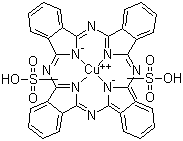 銅酞菁二磺酸結構式_29188-28-1結構式