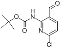 Tert-butyl 6-chloro-3-formylpyridin-2-ylcarbamate Structure,294659-72-6Structure